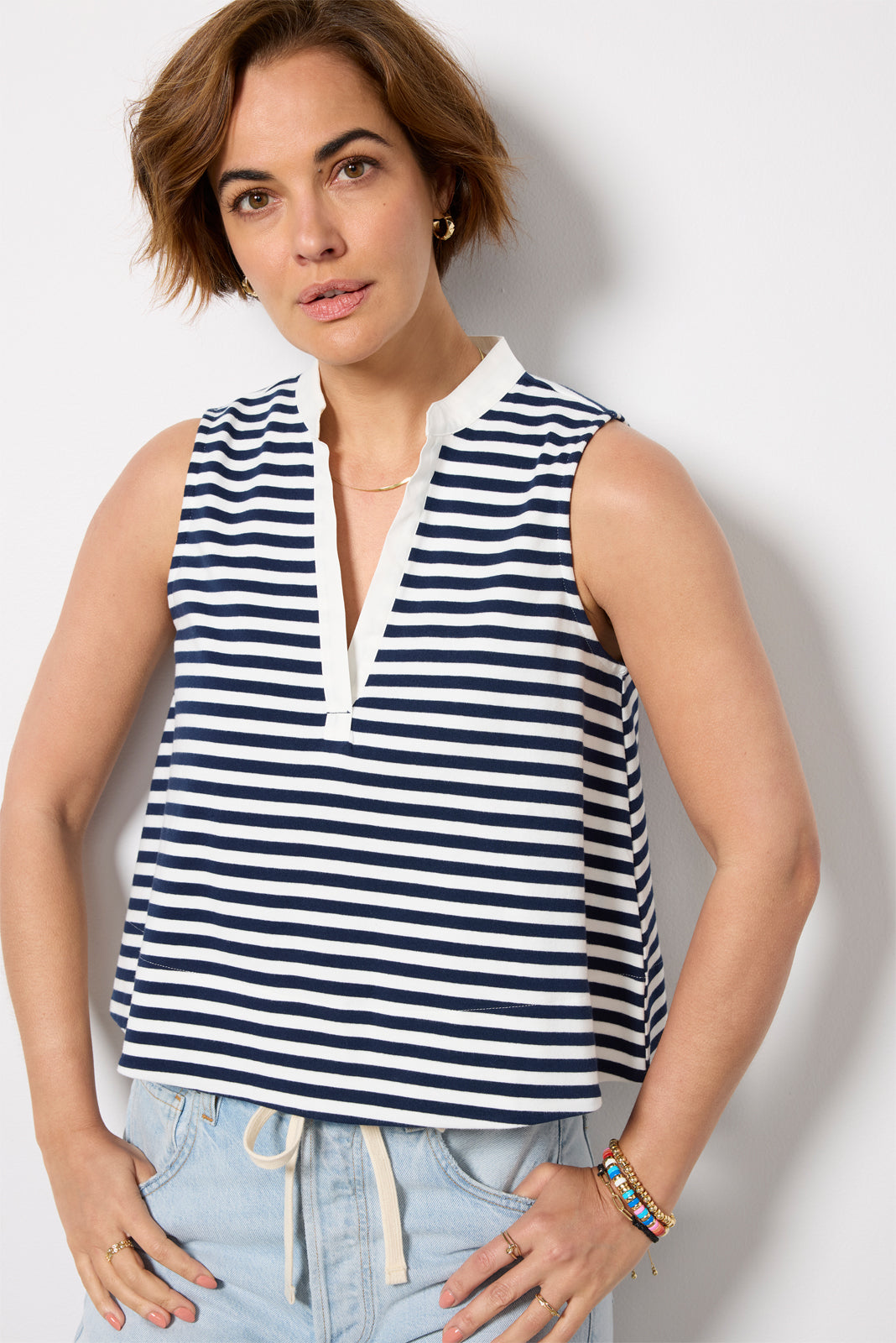 Women's Emmryn Crop Swing Tank Top