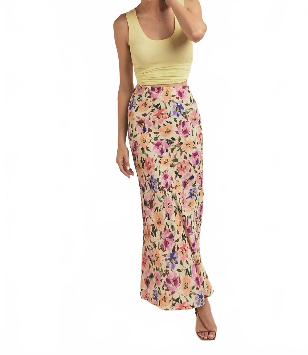 Favorite Maxi Skirt In Blossom