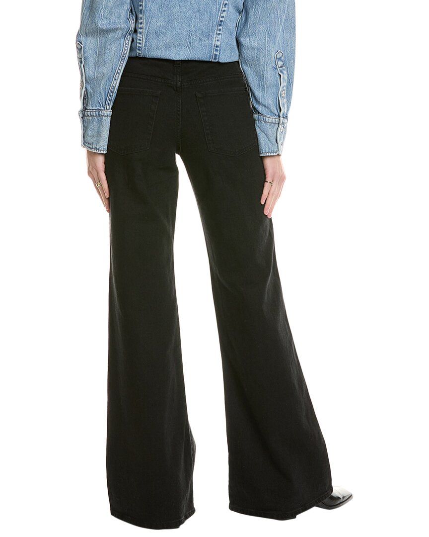 7 For All Mankind Spencer Rinse Black Flare Jean