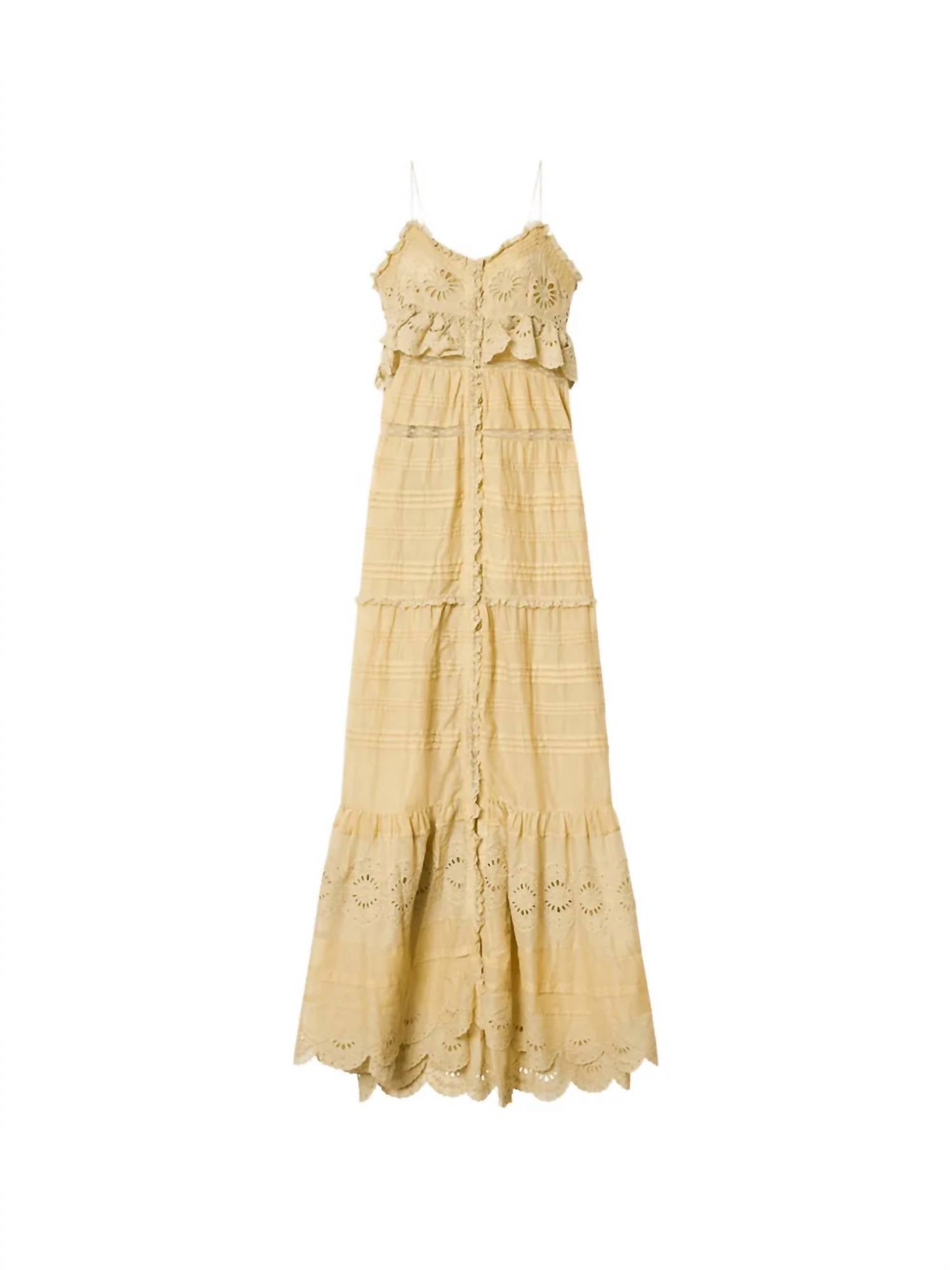 Paule Maxi Dress In Ochre
