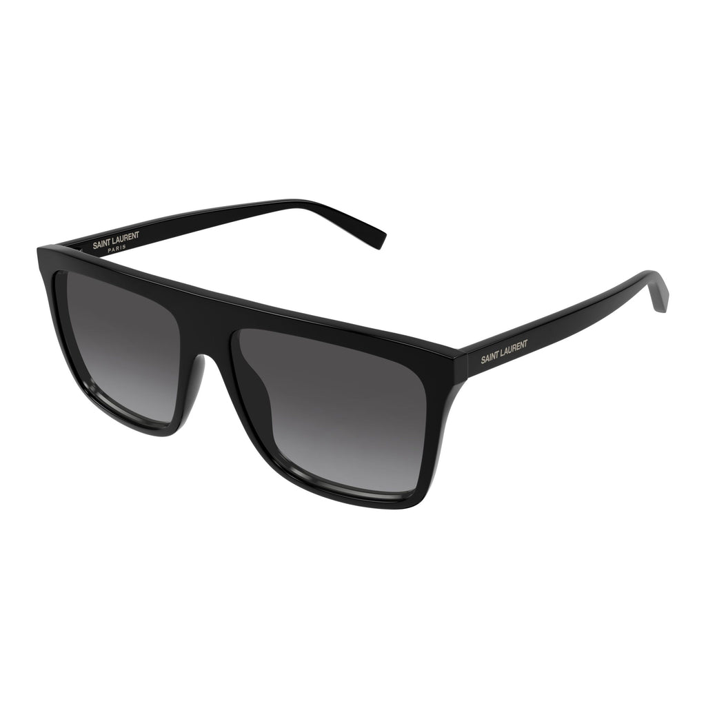 Bold Rectangular Frame Sunglasses In Recycled Acetate