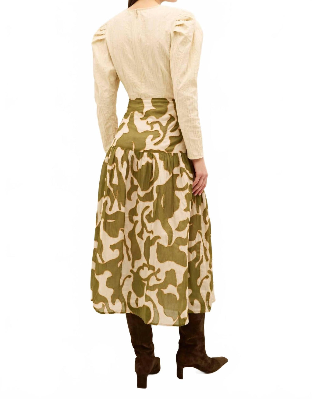 Owens Midi Skirt In Galapagos