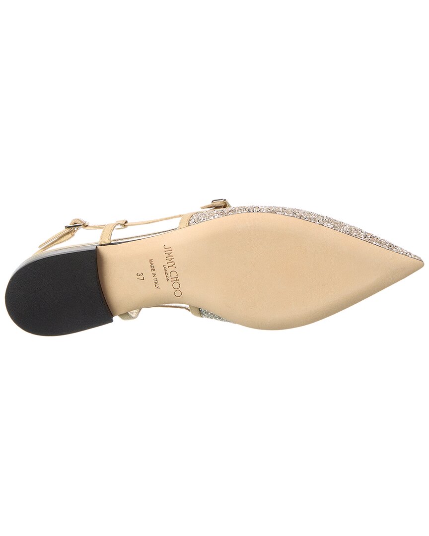 Jimmy Choo Didi Glitter Slingback Flat