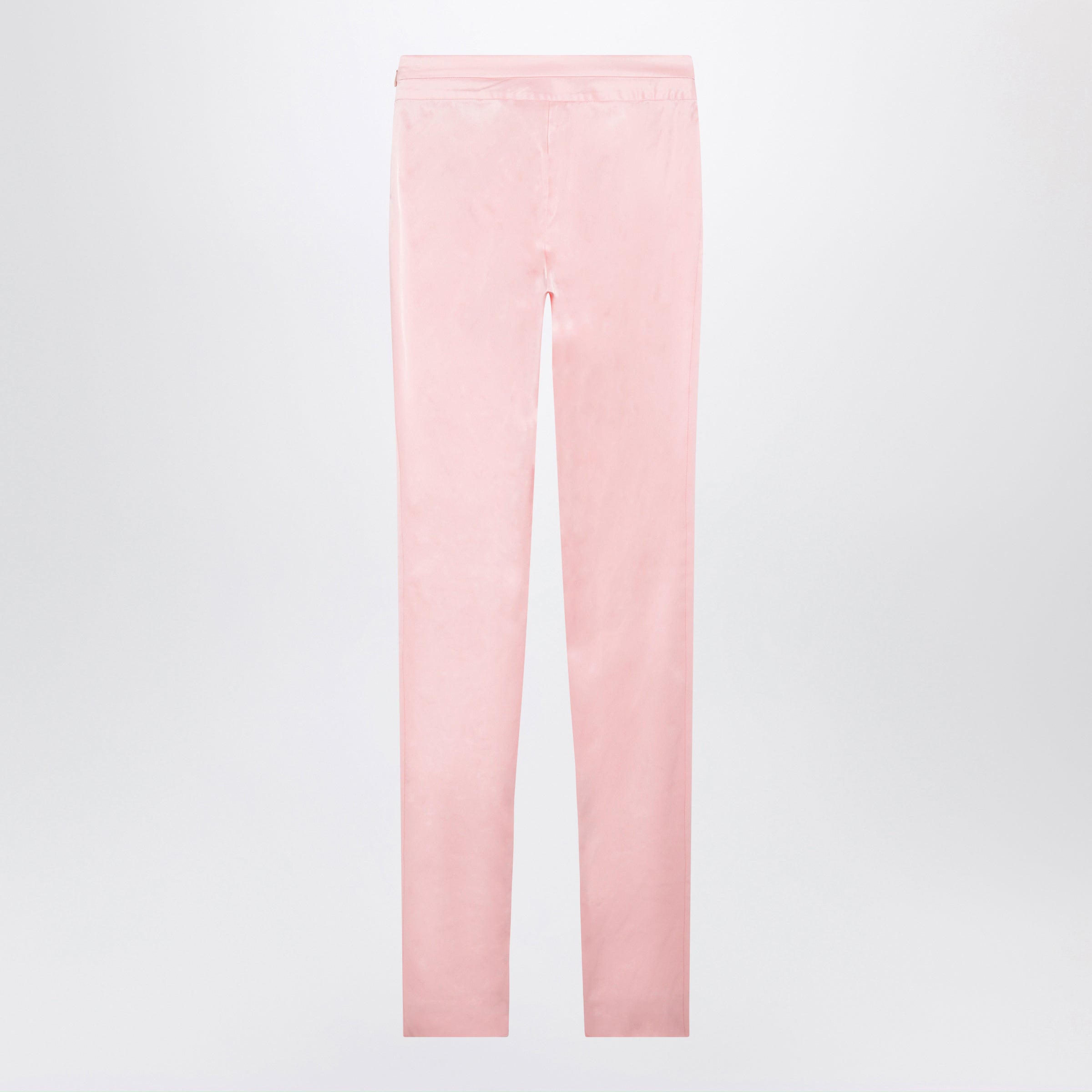 Gucci Pink Stretch Silk Faille Leggings Women
