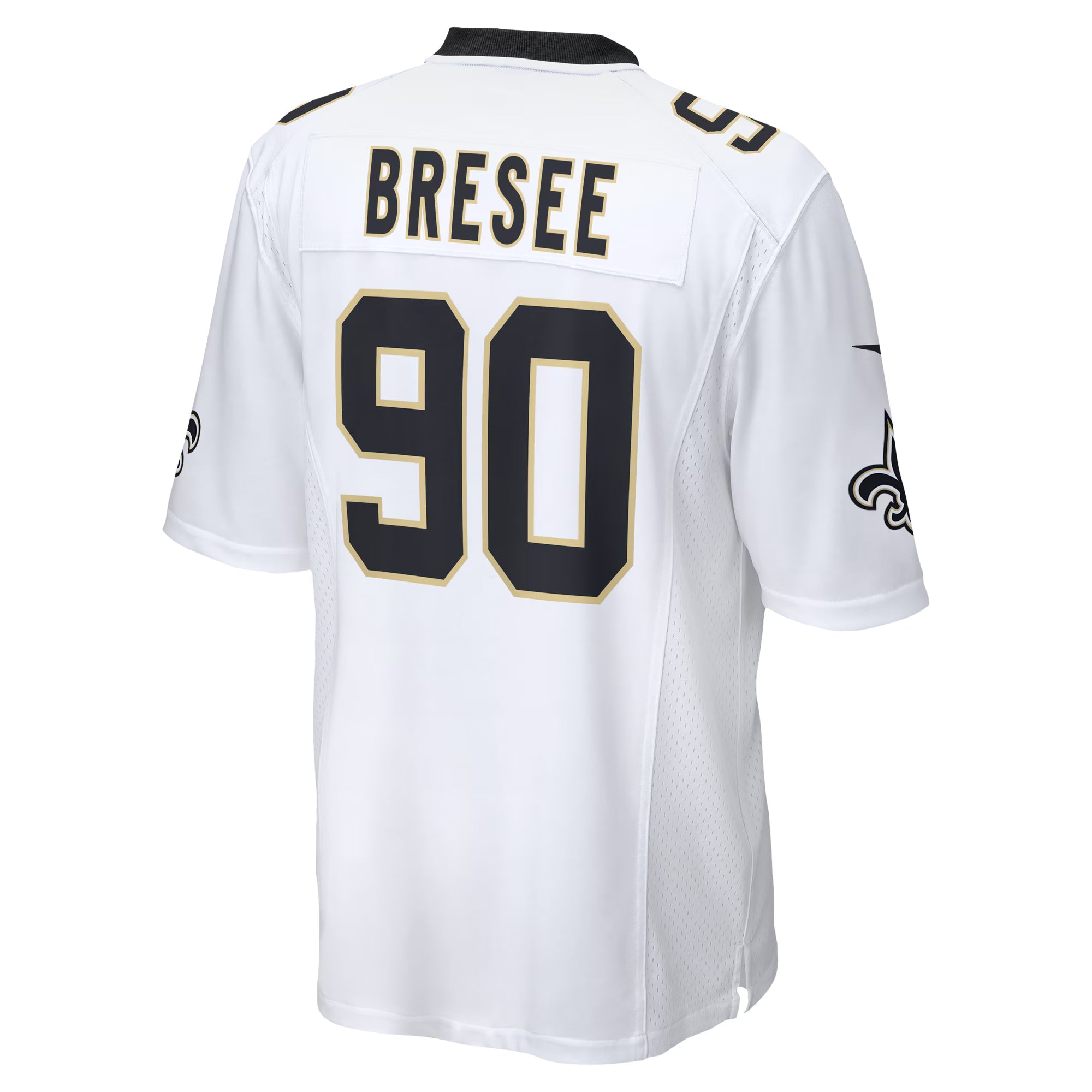 New Orleans Saints Bryan Bresee White Game Jersey