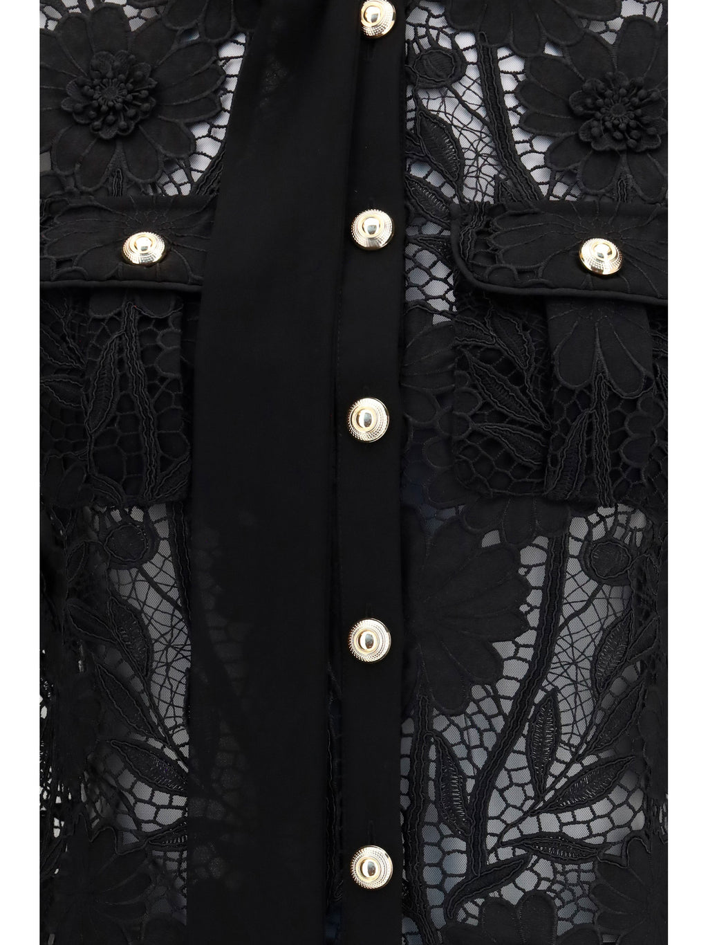 Self-Portrait Women Tie-Neck Top