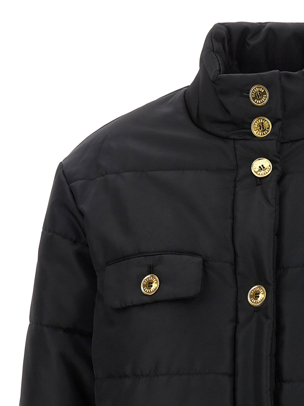 Moschino Women Logo Button Down Jacket