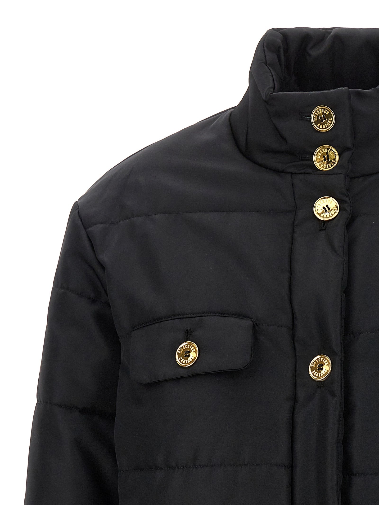 Moschino Women Logo Button Down Jacket