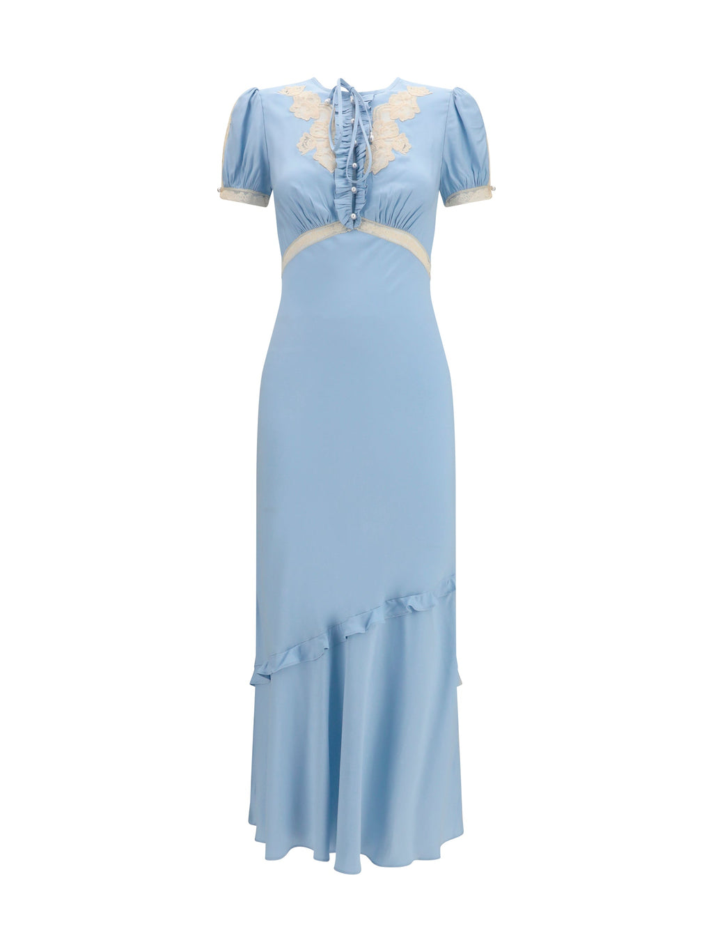 Self-Portrait Women Midi Dress In Viscose And Lace