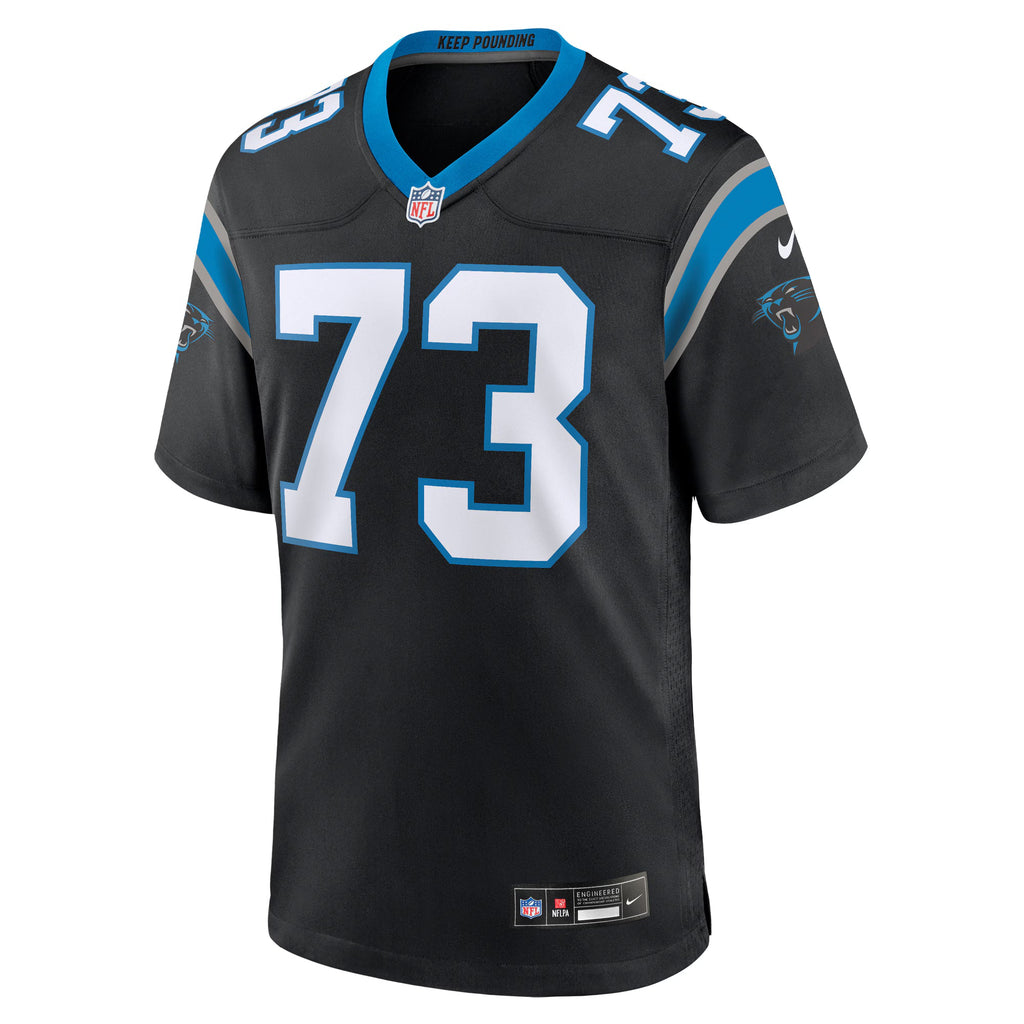 Carolina Panthers Rashard Lawrence Black Game Jersey