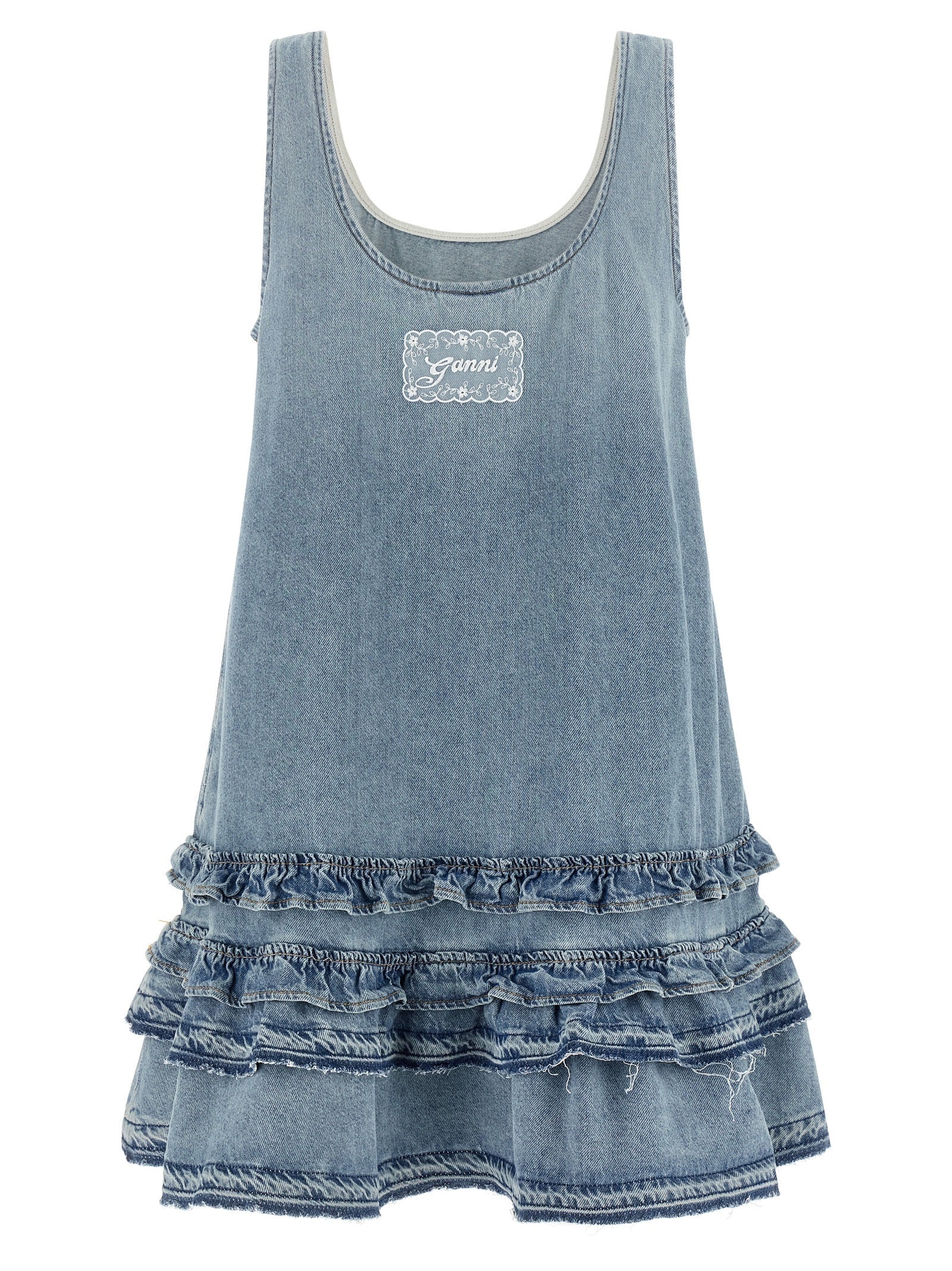 Ganni Women Denim Dress