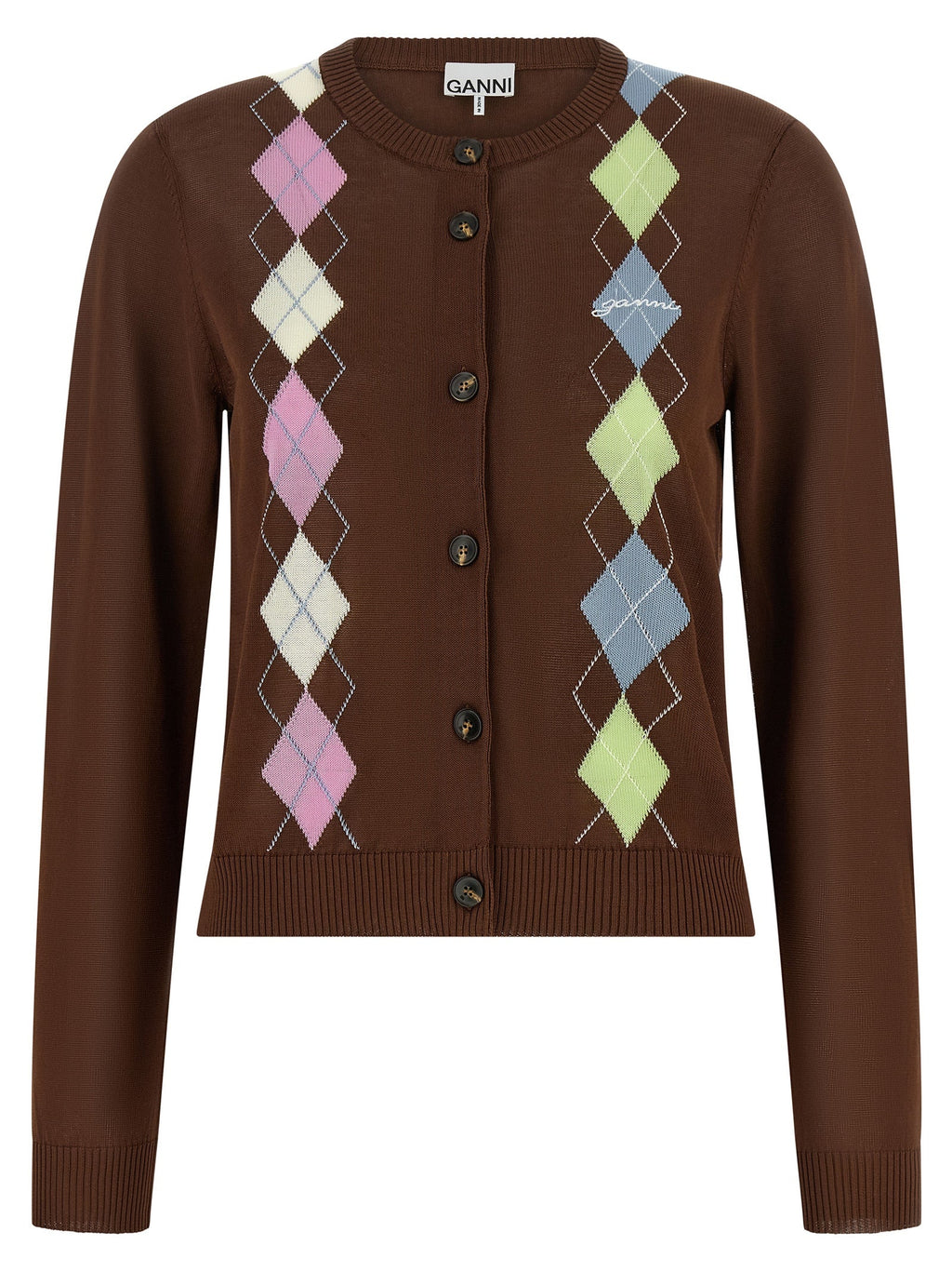 Ganni Women 'Argyle' Cardigan
