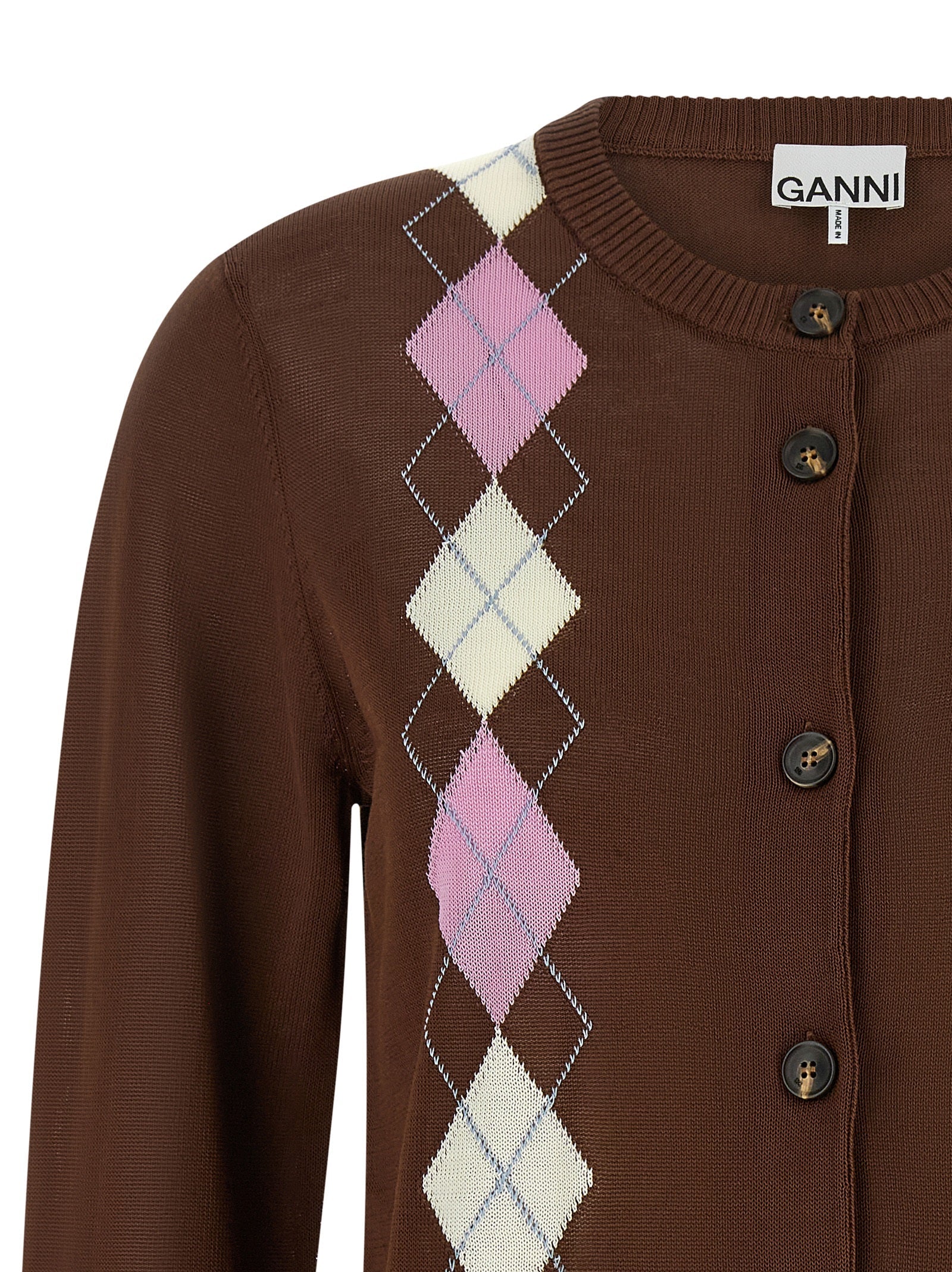 Ganni Women 'Argyle' Cardigan