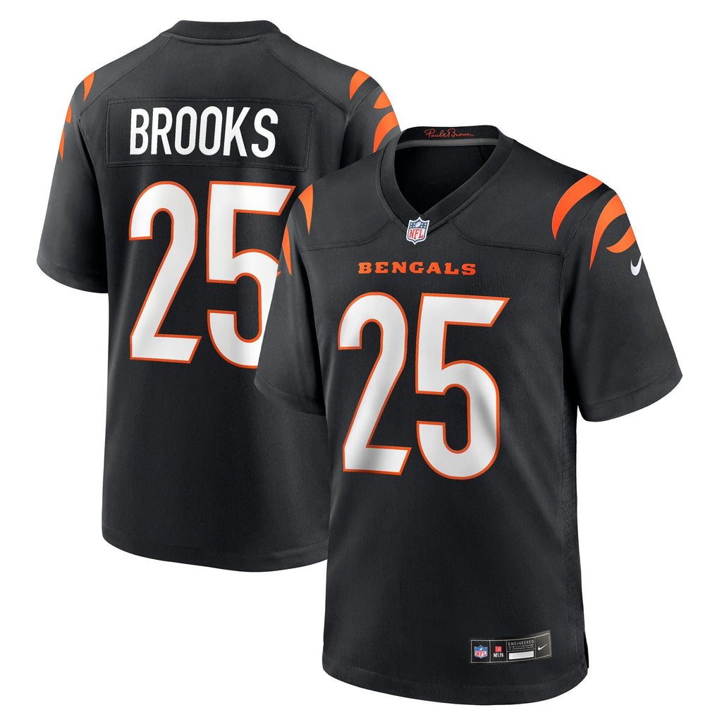 Cincinnati Bengals Tahj Brooks Black Team Game Jersey