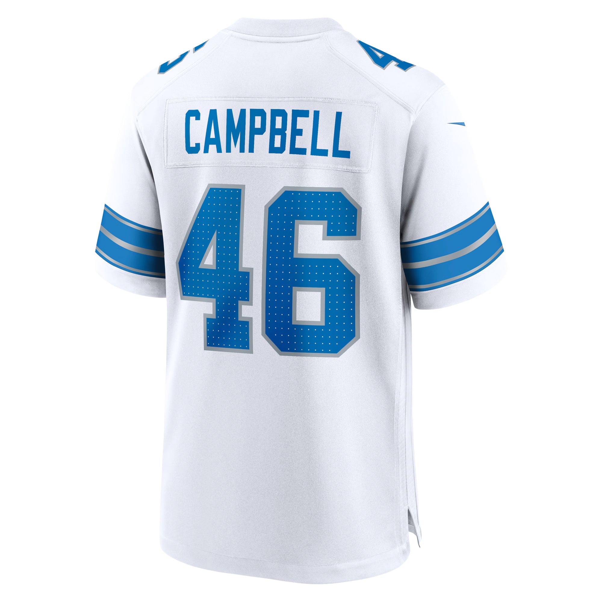 Detroit Lions Jack Campbell White White Game Jersey