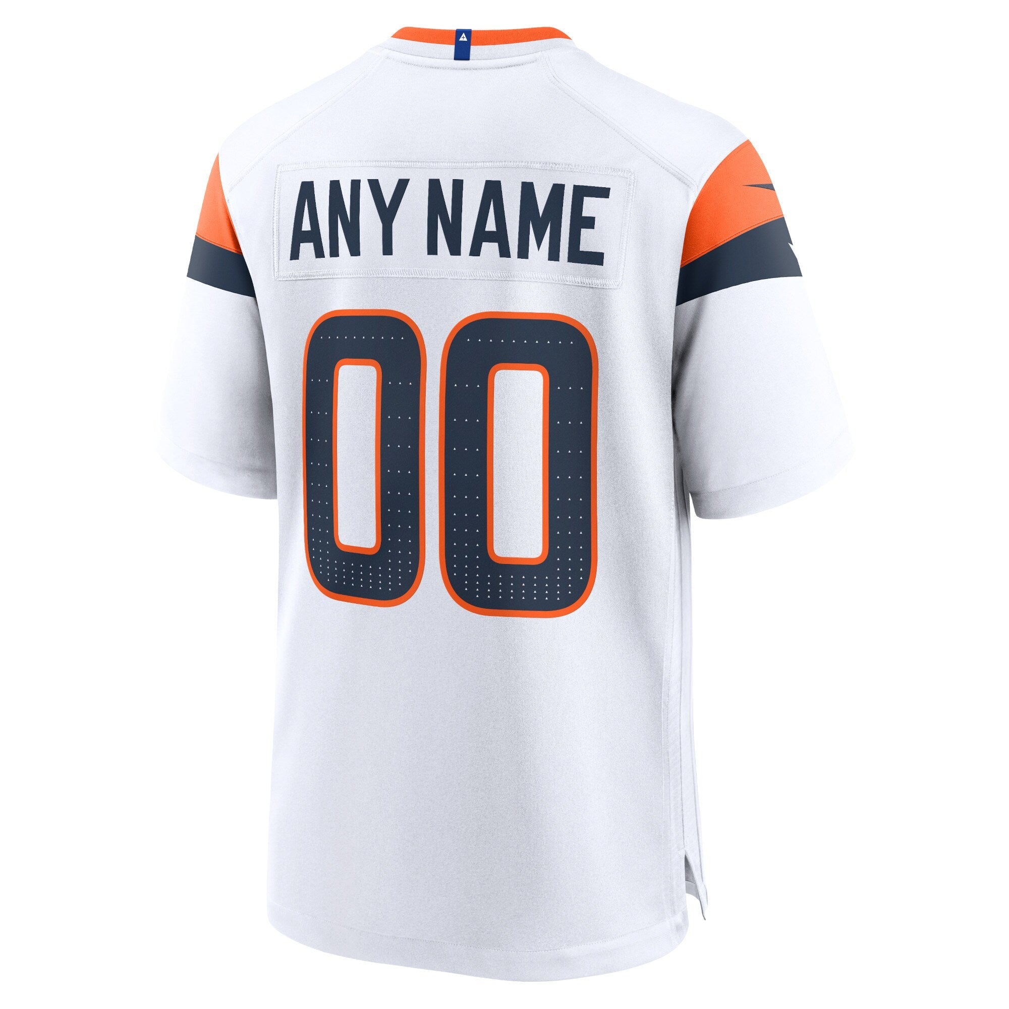 Denver Broncos White Mile High Collection Custom Game Jersey