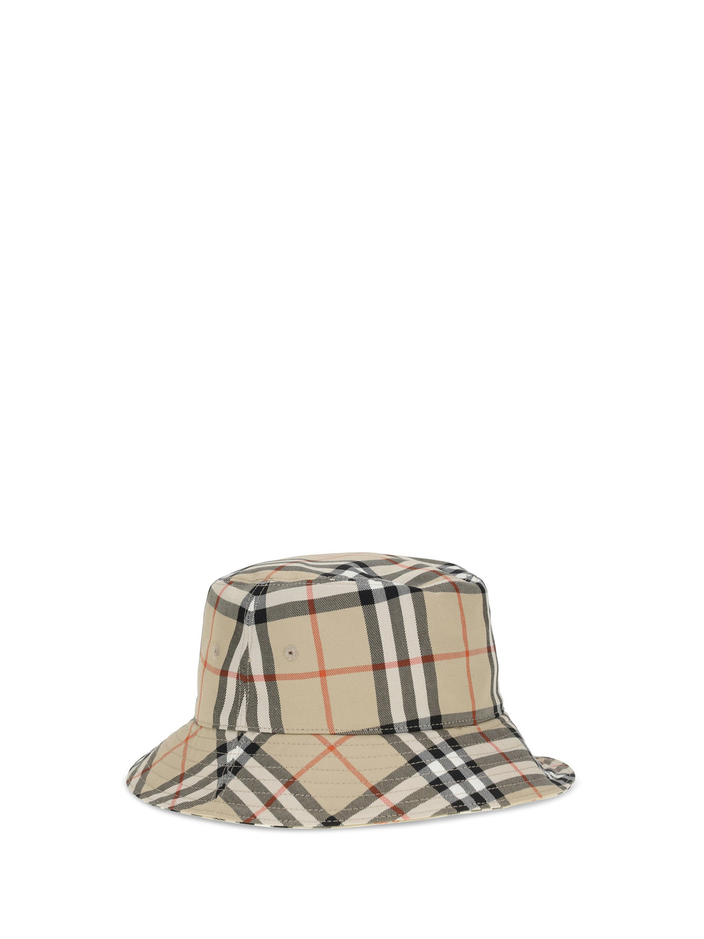 Burberry Men Check Cotton Bucket Hat
