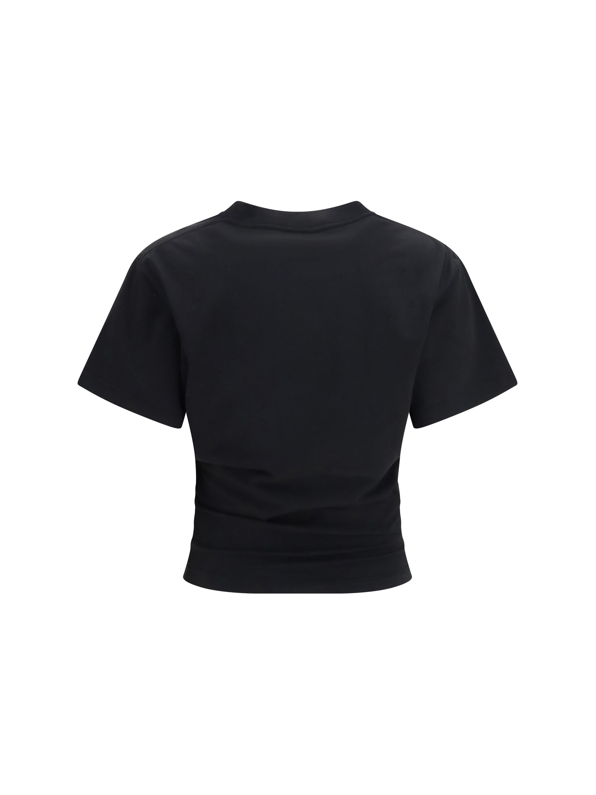 Balenciaga Women Vintage Holiday Cropped T-Shirt