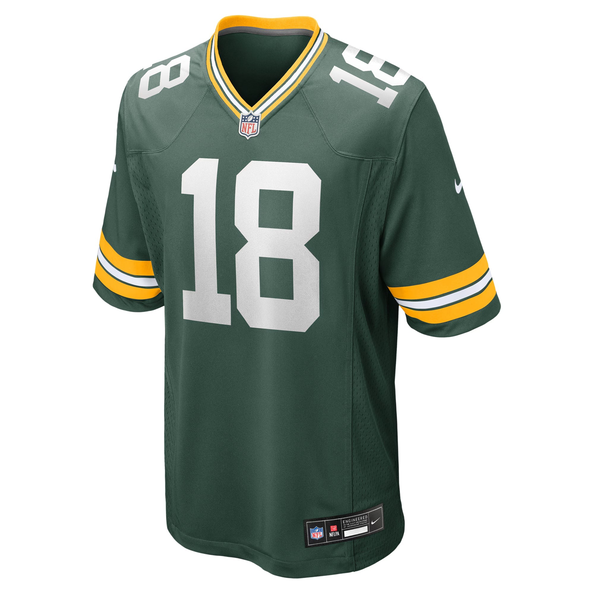 Green Bay Packers Malik Heath Green Game Jersey