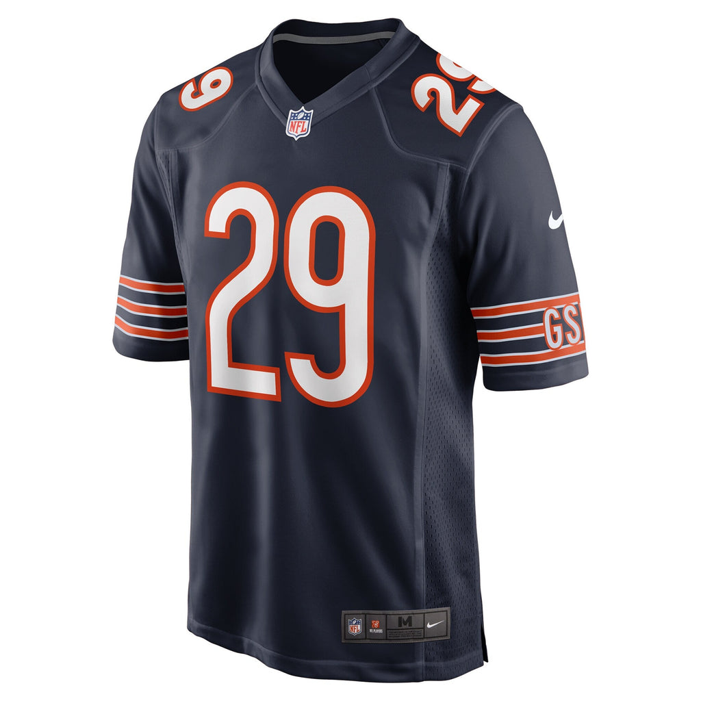 Chicago Bears Tyrique Stevenson Navy Game Jersey