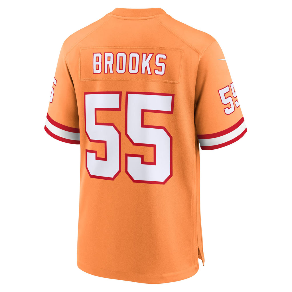 Tampa Bay Buccaneers Derrick Brooks Creamsicle 50th Season Game Jersey