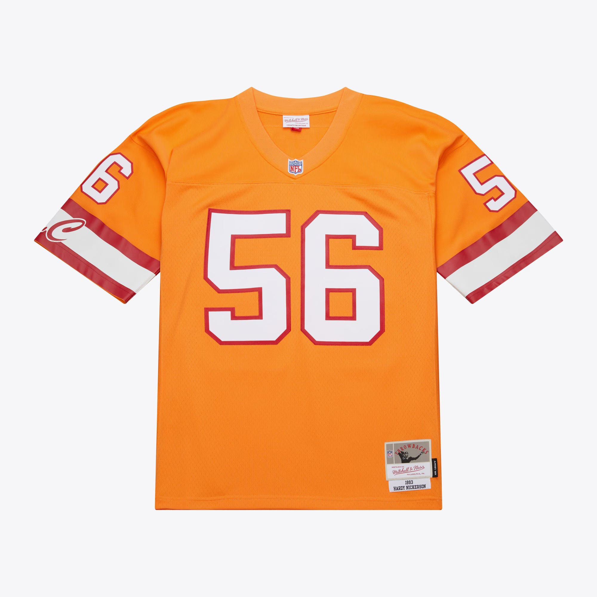 Tampa Bay Buccaneers Hardy Nickerson Mitchell & Ness Orange 1993 Legacy Replica Jersey