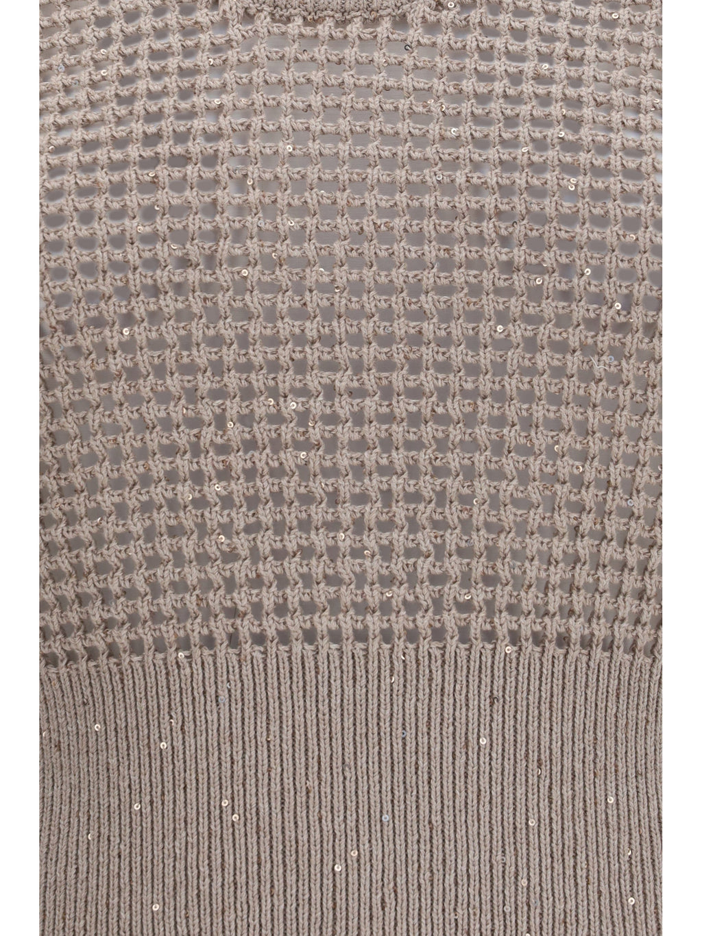 Brunello Cucinelli Women Perforated Sequin Tank Top
