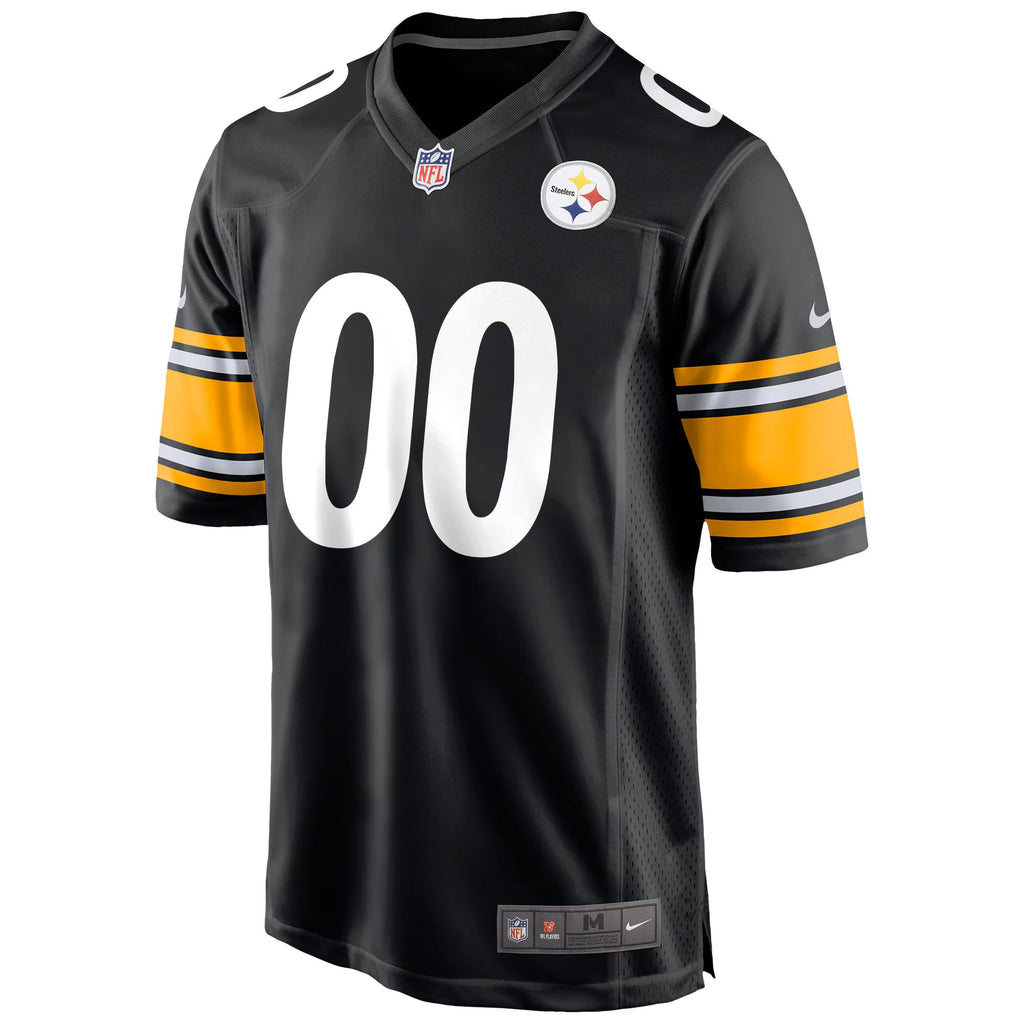 Pittsburgh Steelers Black Custom Game Jersey