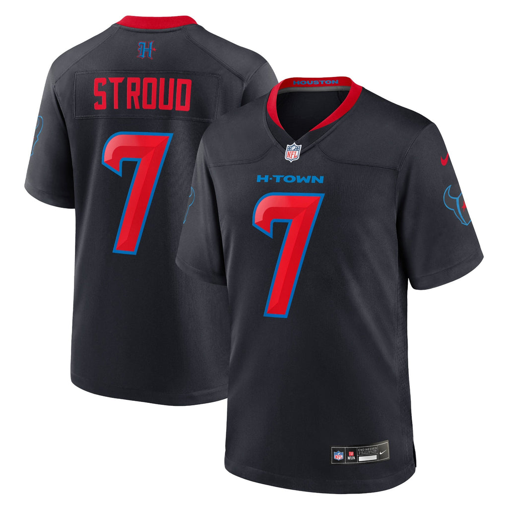 Houston Texans C.J. Stroud Navy 2nd Alternate Game Jersey