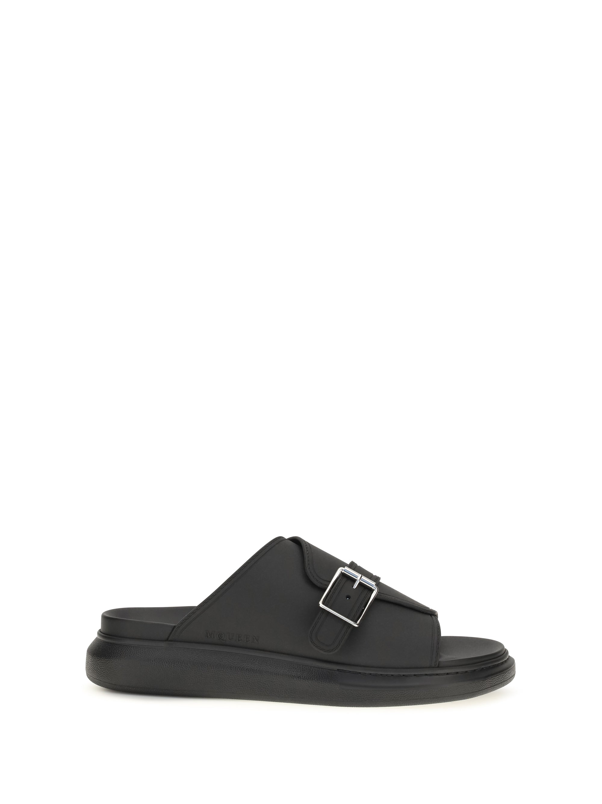 Alexander Mcqueen Men Buckle Slide Sandals