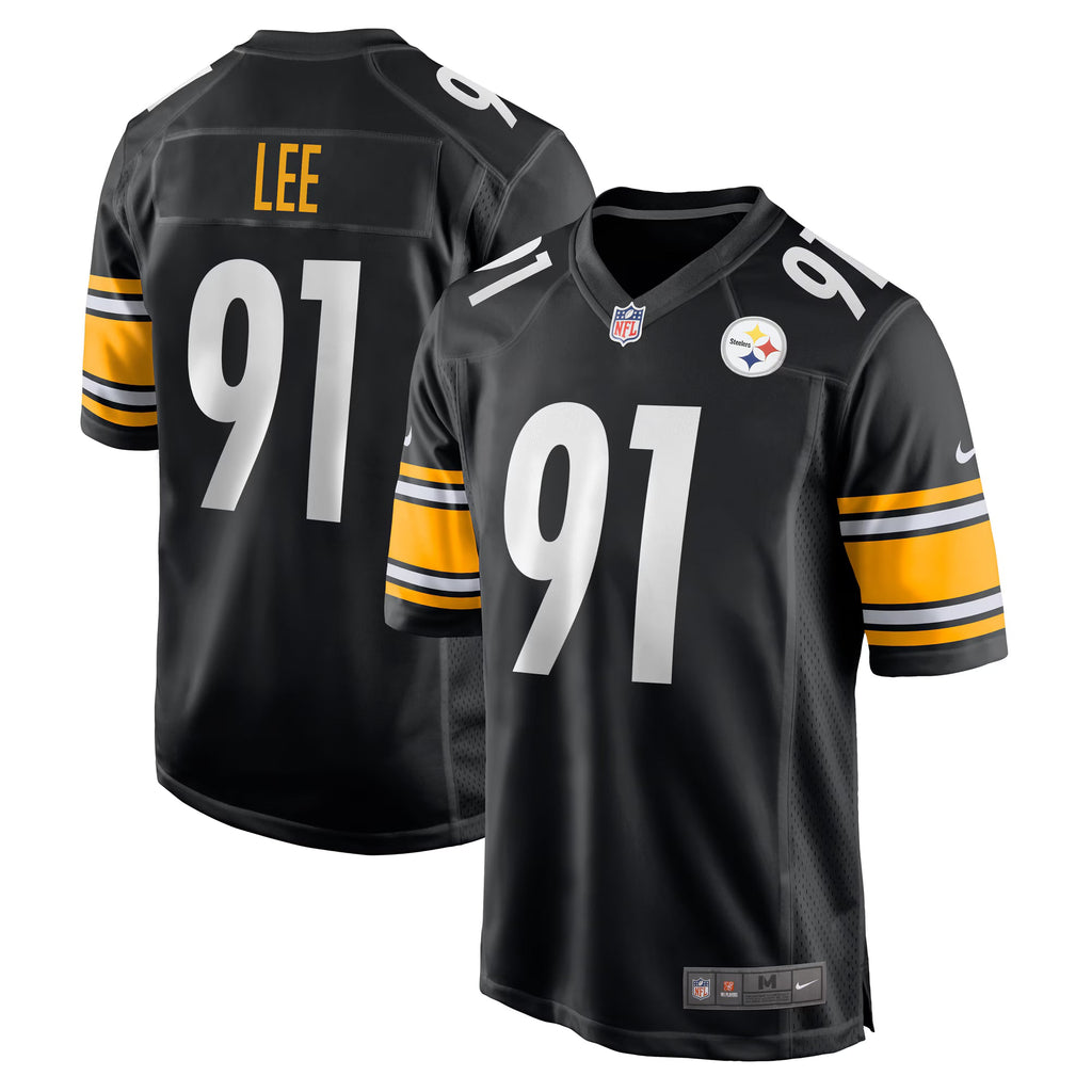 Pittsburgh Steelers Logan Lee Black Game Jersey