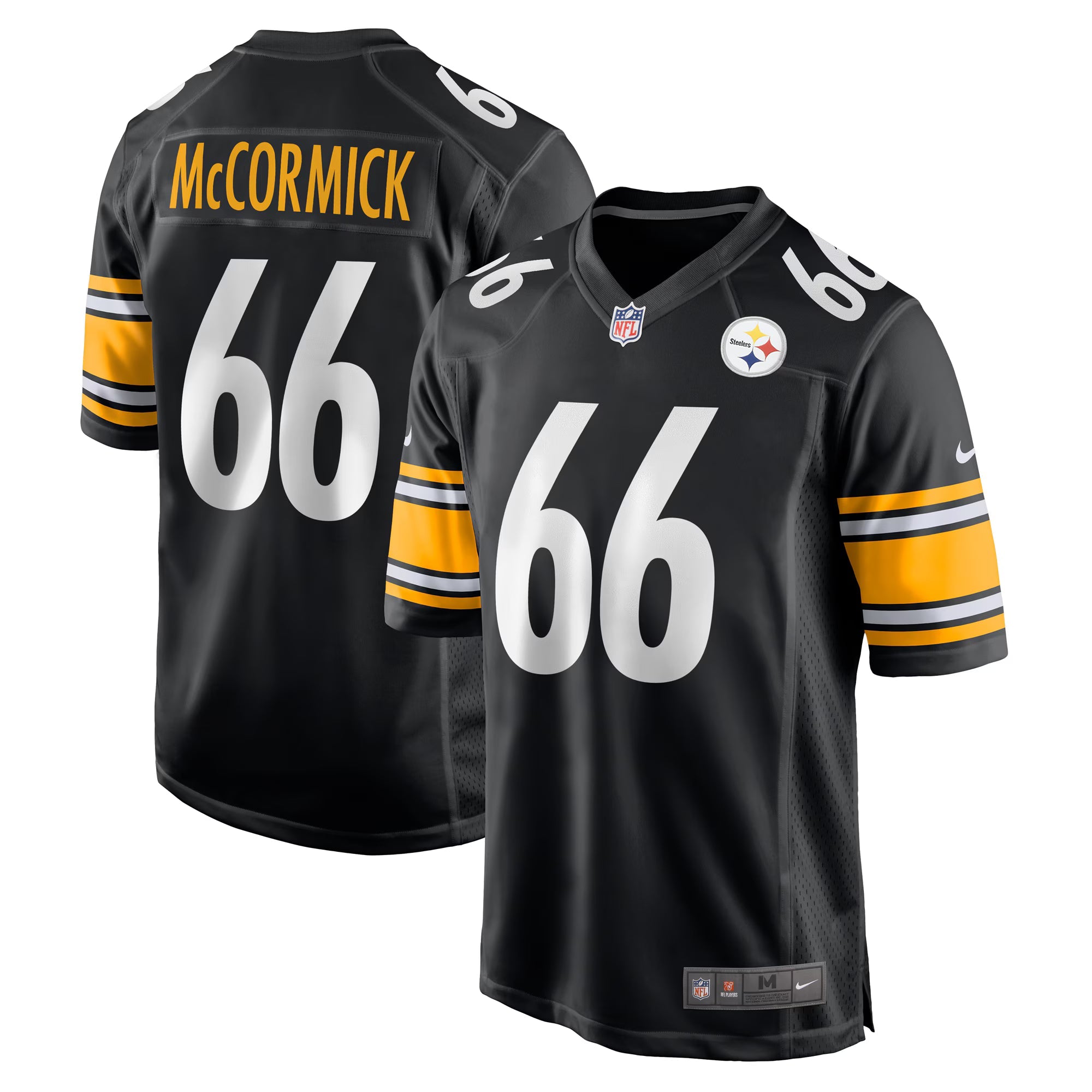 Pittsburgh Steelers Mason McCormick Black Game Jersey