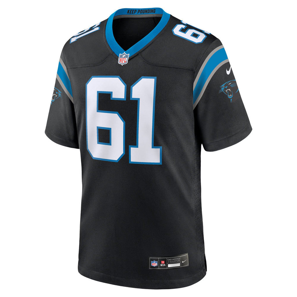 Carolina Panthers Jarrett Kingston Black Game Jersey