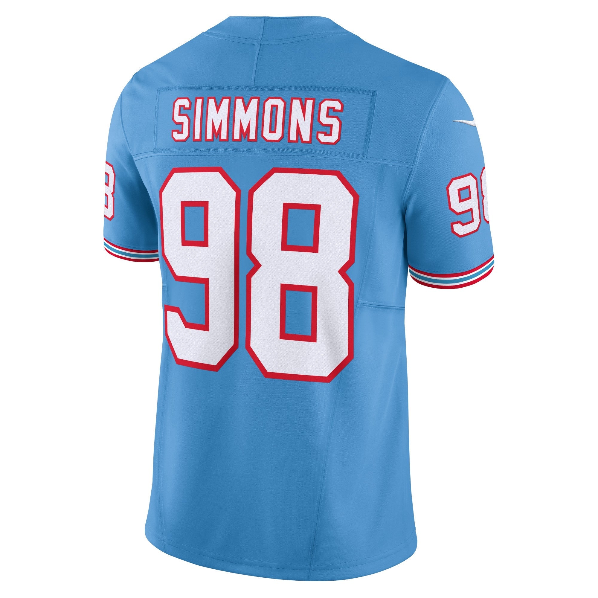Tennessee Titans Jeffery Simmons Light Blue Vapor F.U.S.E. Limited Jersey