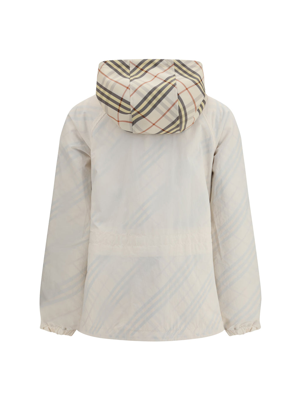 Burberry Women Reversible Check Hooded Jacket