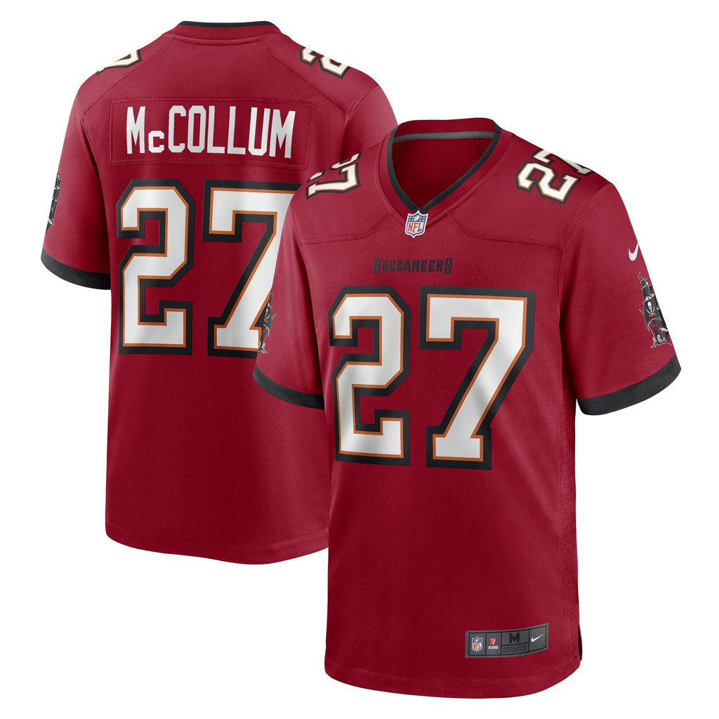Tampa Bay Buccaneers Zyon McCollum Red Game Player Jersey