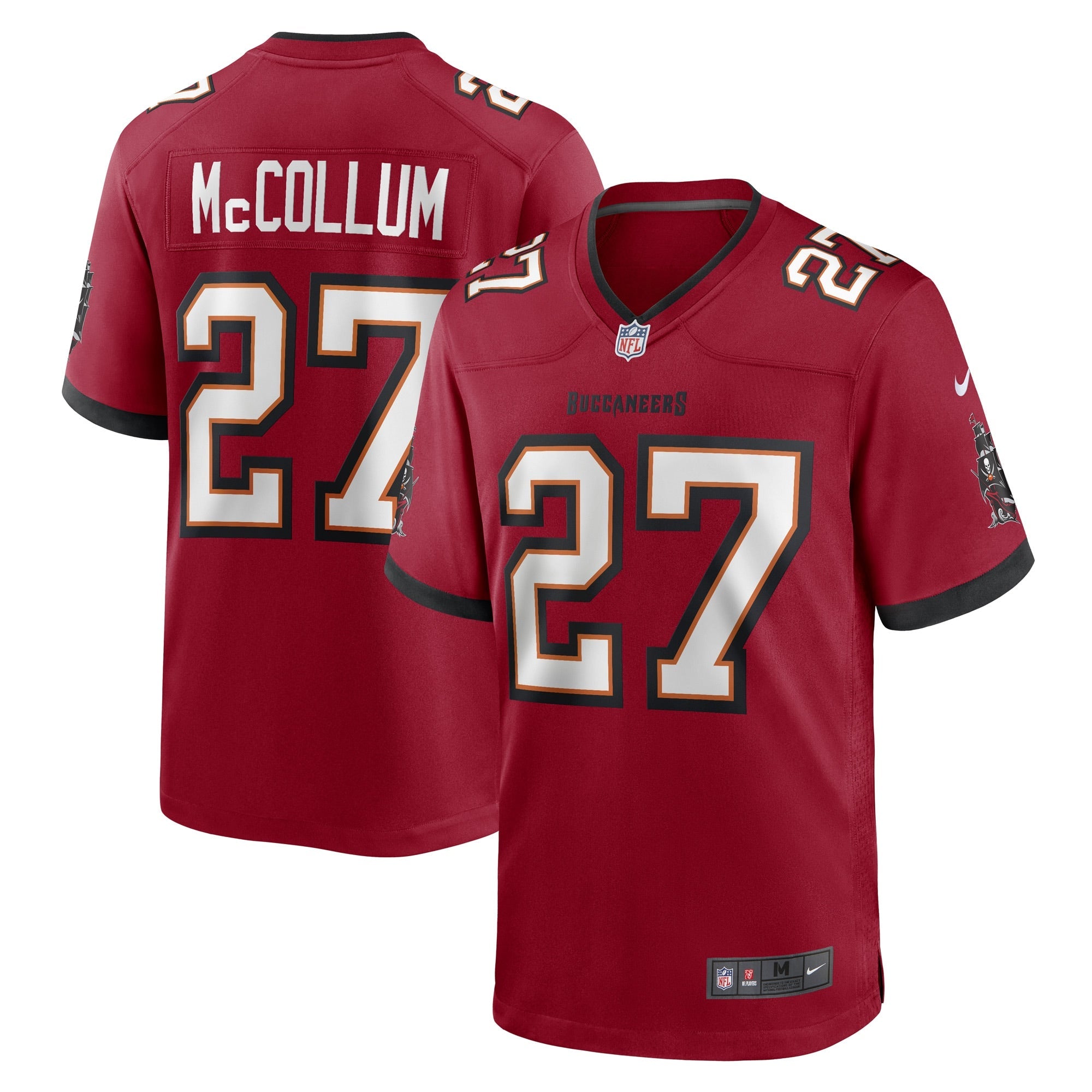 Tampa Bay Buccaneers Zyon McCollum Red Game Player Jersey