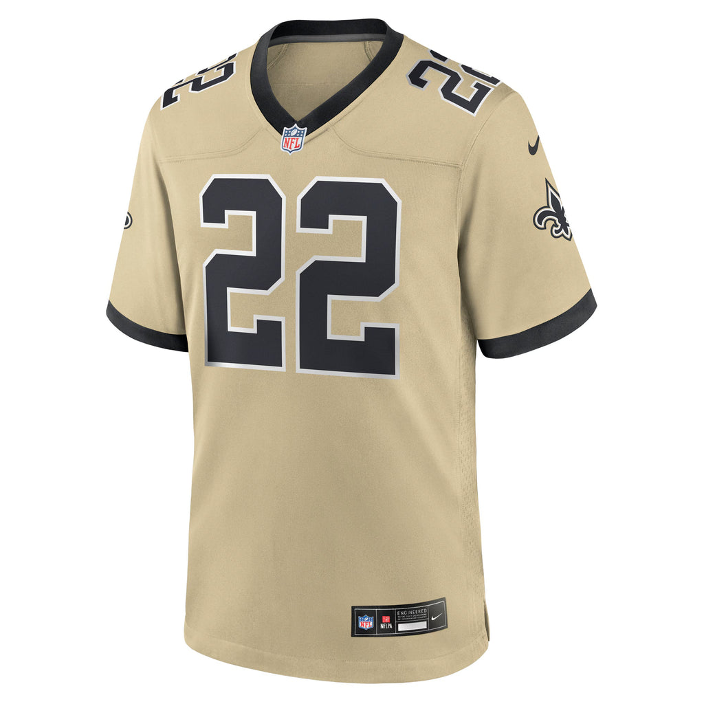 New Orleans Saints Rashid Shaheed Gold Gameday Golds Alternate Game Player Jersey