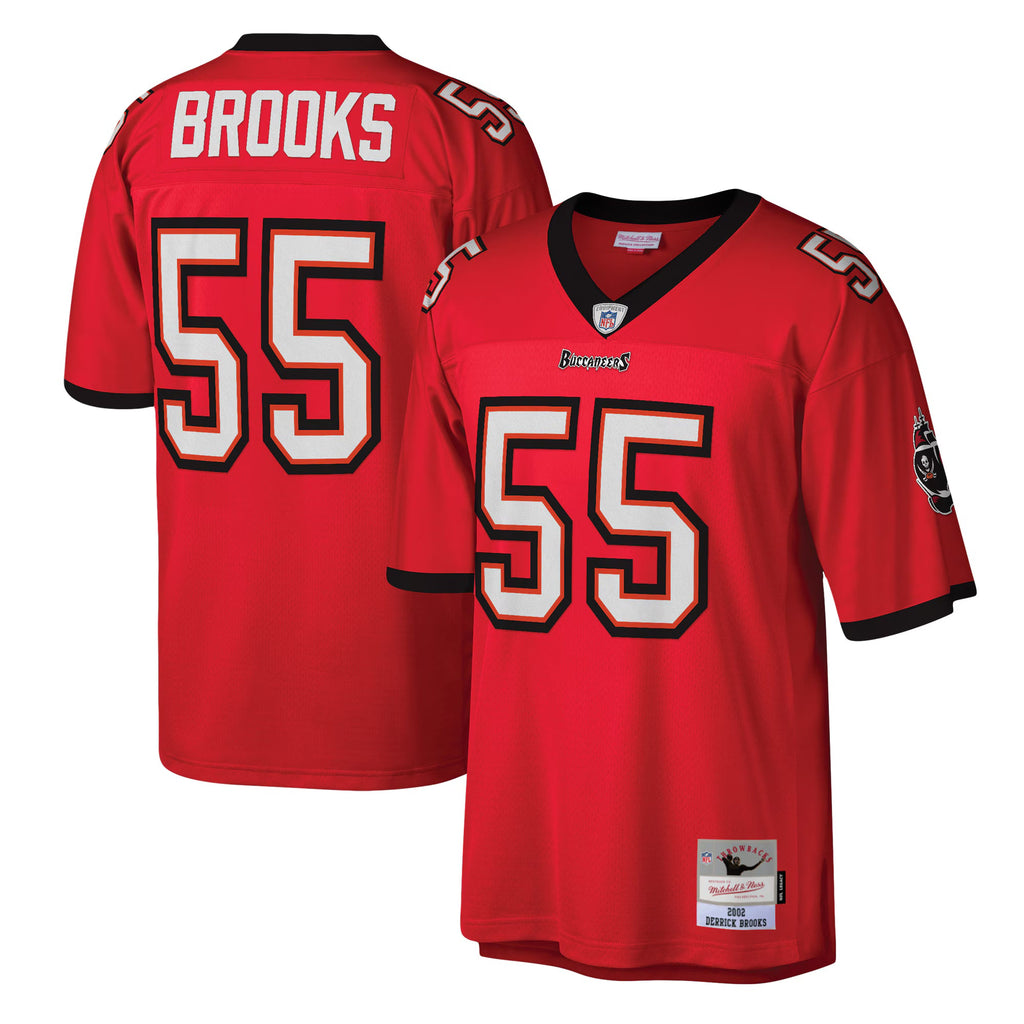 Tampa Bay Buccaneers Derrick Brooks Mitchell & Ness Red Legacy Replica Jersey
