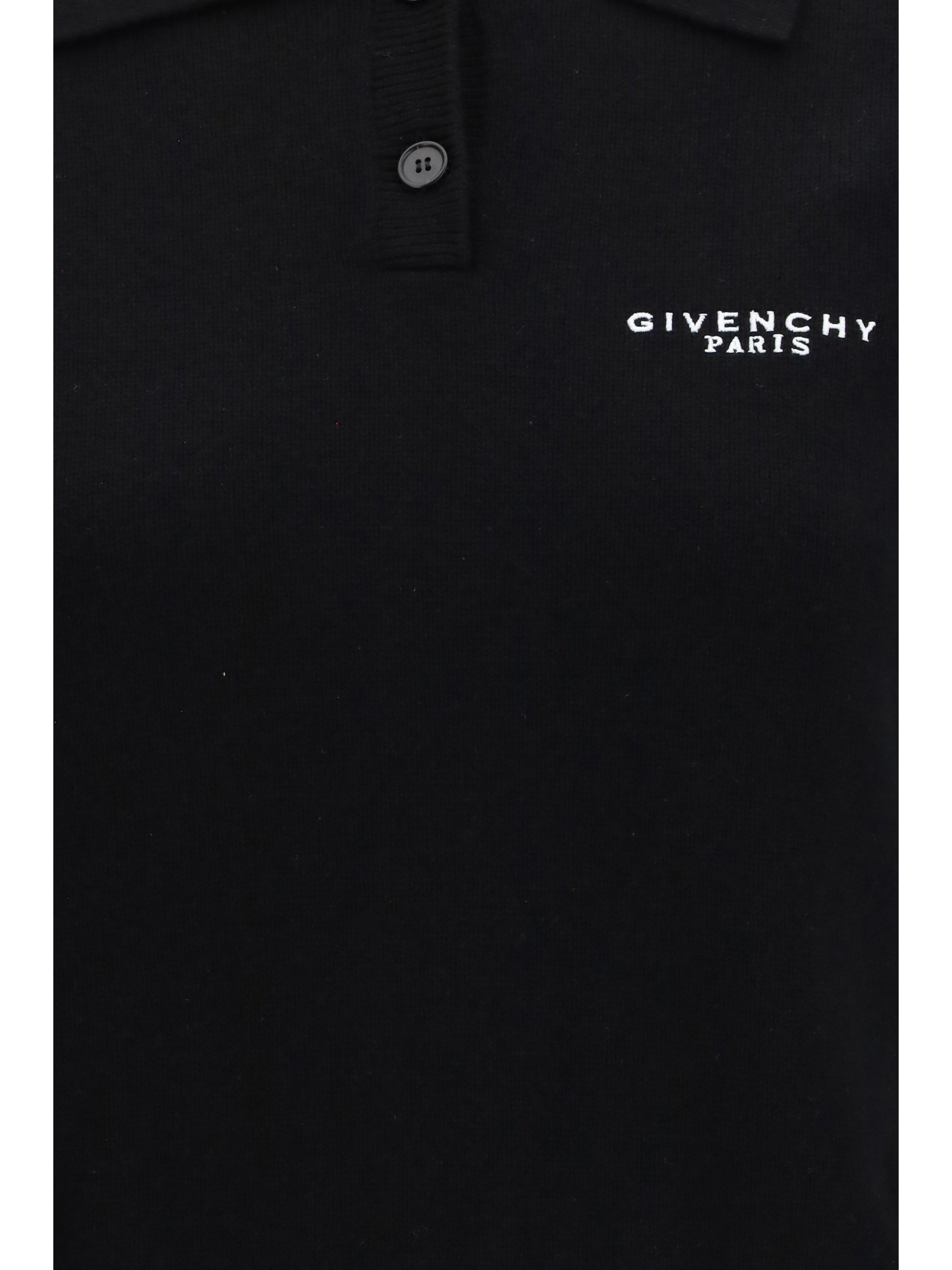 Givenchy Women Wool And Cashmere Polo Sweater