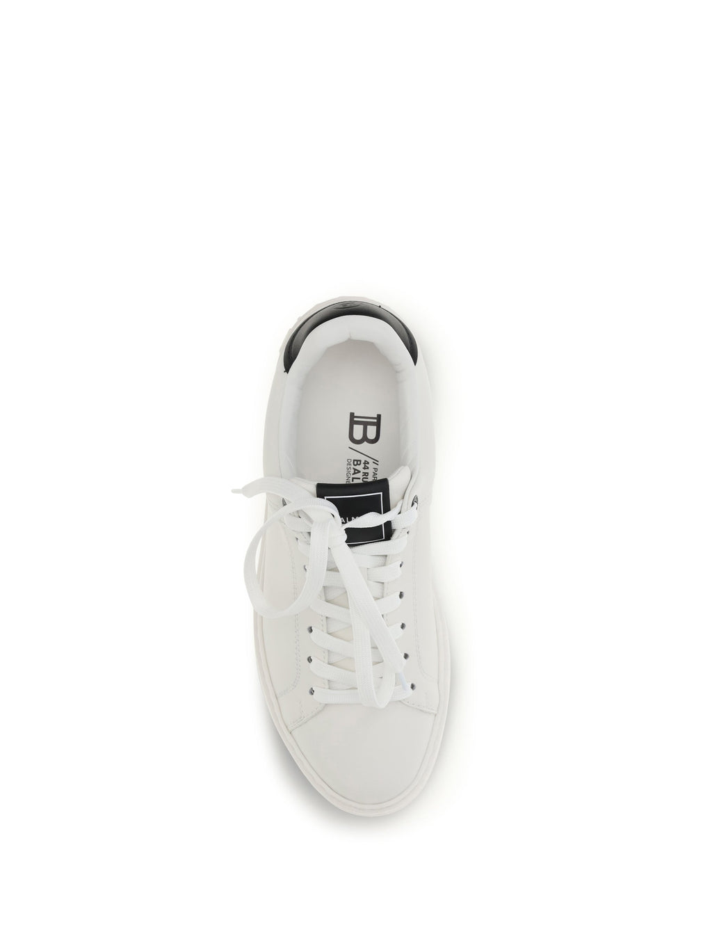 Balmain Women B-Court Sneakers In Calfskin Leather