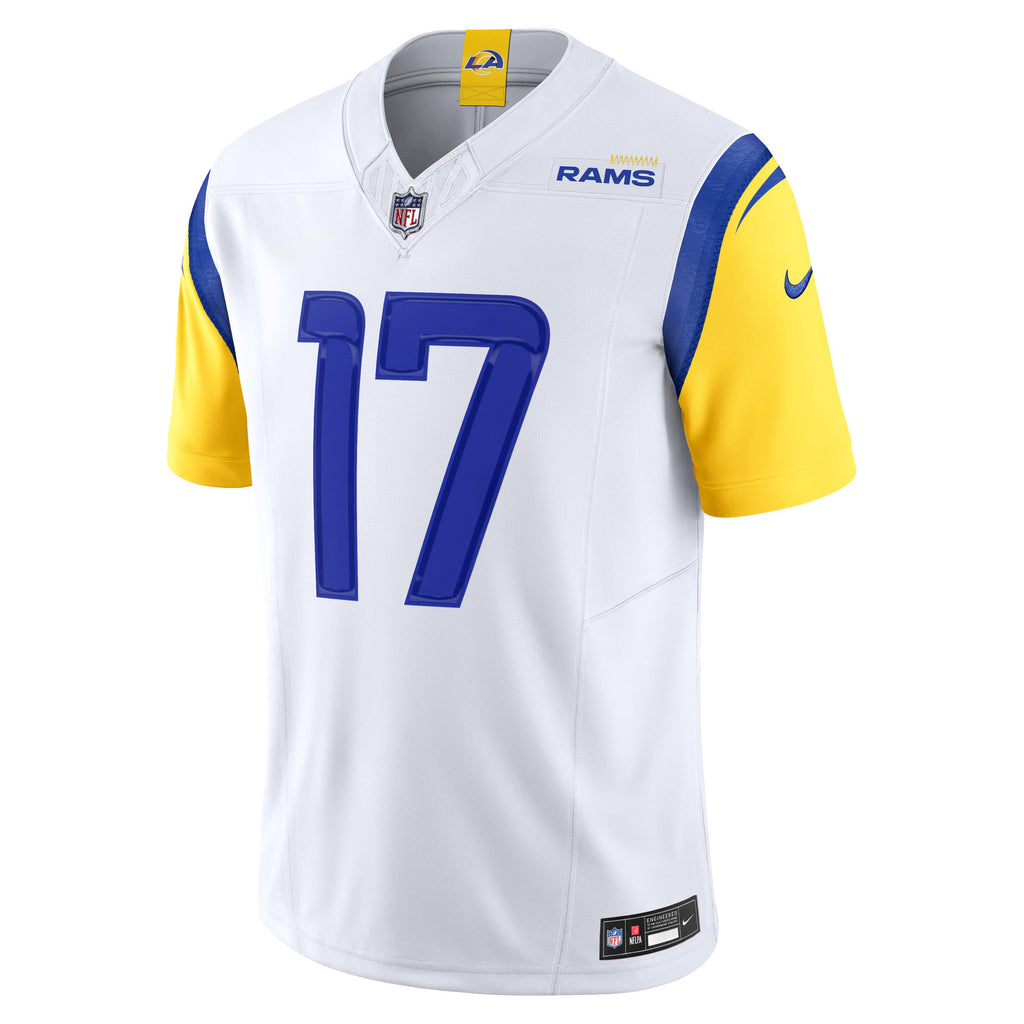 Los Angeles Rams Puka Nacua White Vapor F.U.S.E. Limited Jersey