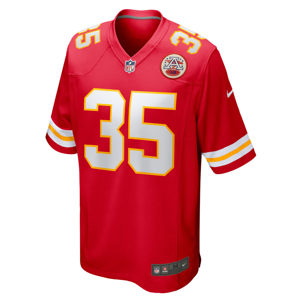 Kansas City Chiefs Jaylen Watson Red Game Player Jersey