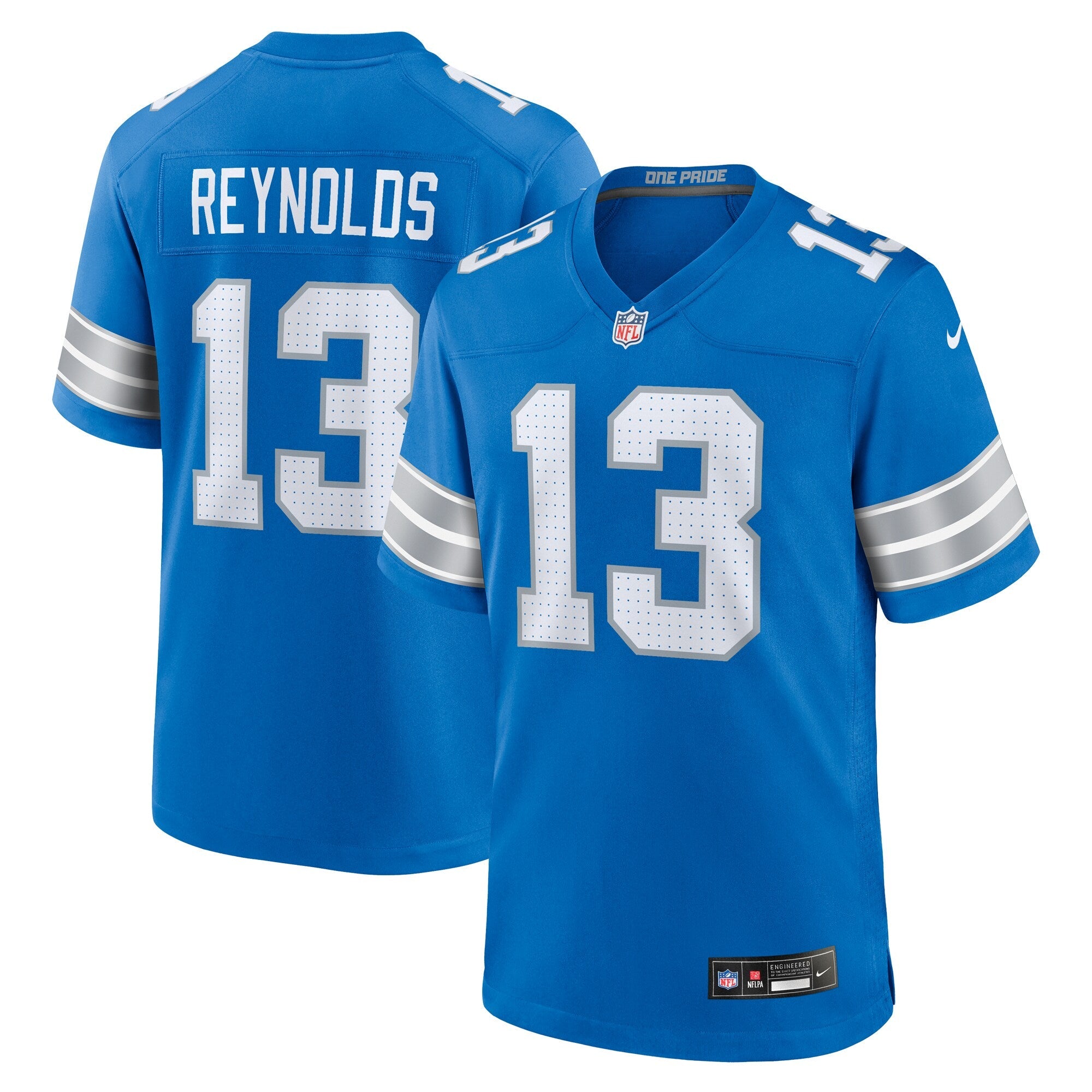 Detroit Lions Craig Reynolds Blue Team Game Jersey