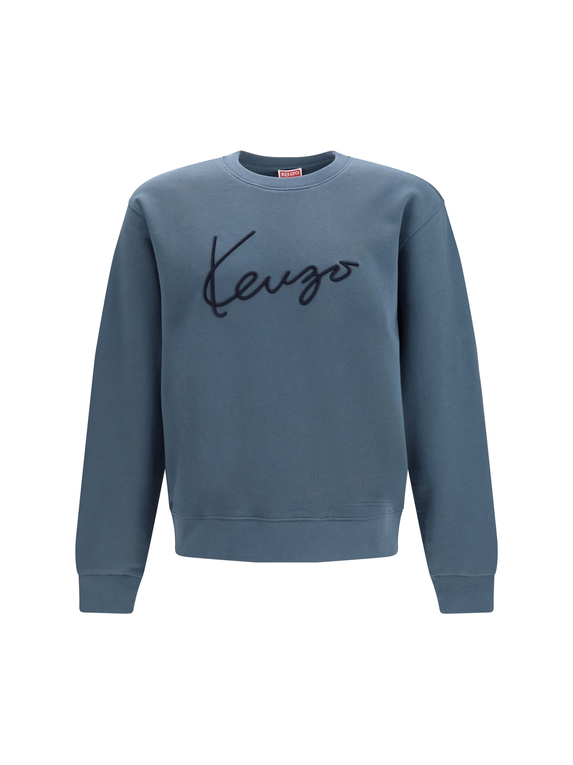 Kenzo Men Kenzo Signature Embroidered Cotton Sweatshirt