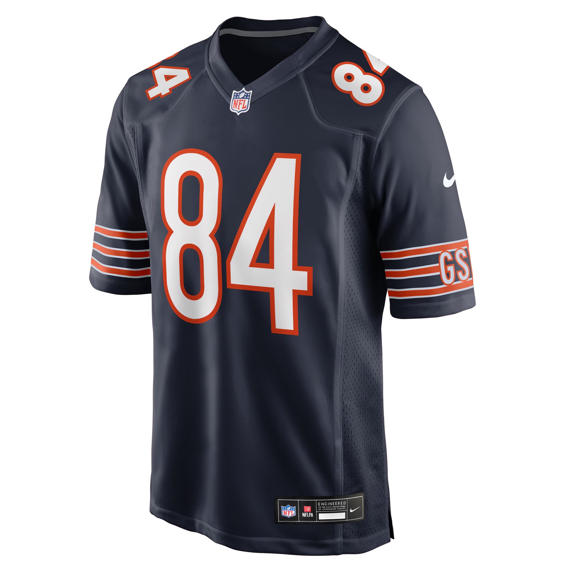 Chicago Bears Colston Loveland Navy 2025 NFL Draft First Round Pick Game Jersey
