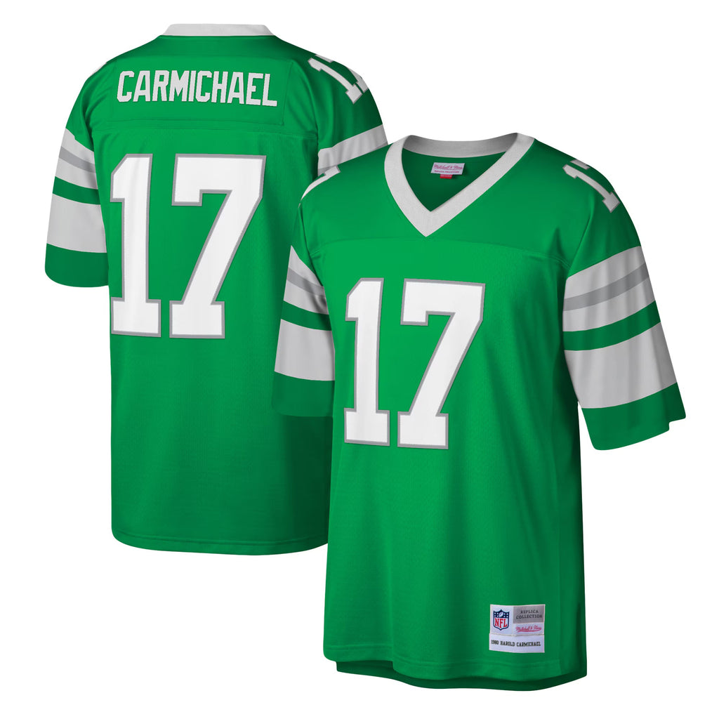 Philadelphia Eagles Harold Carmichael Mitchell & Ness Kelly Green Legacy Replica Jersey