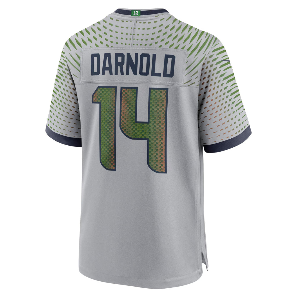 Seattle Seahawks Sam Darnold Wolf Gray 2025 Rivalries Collection Game Jersey