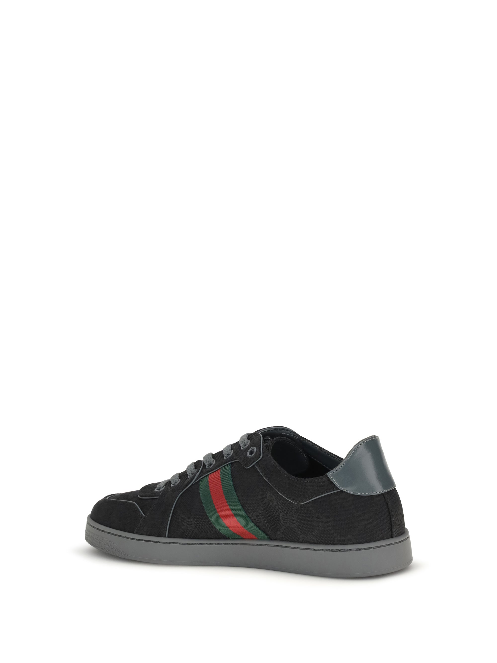 Gucci Men Stretch Gg Fabric Sneakers