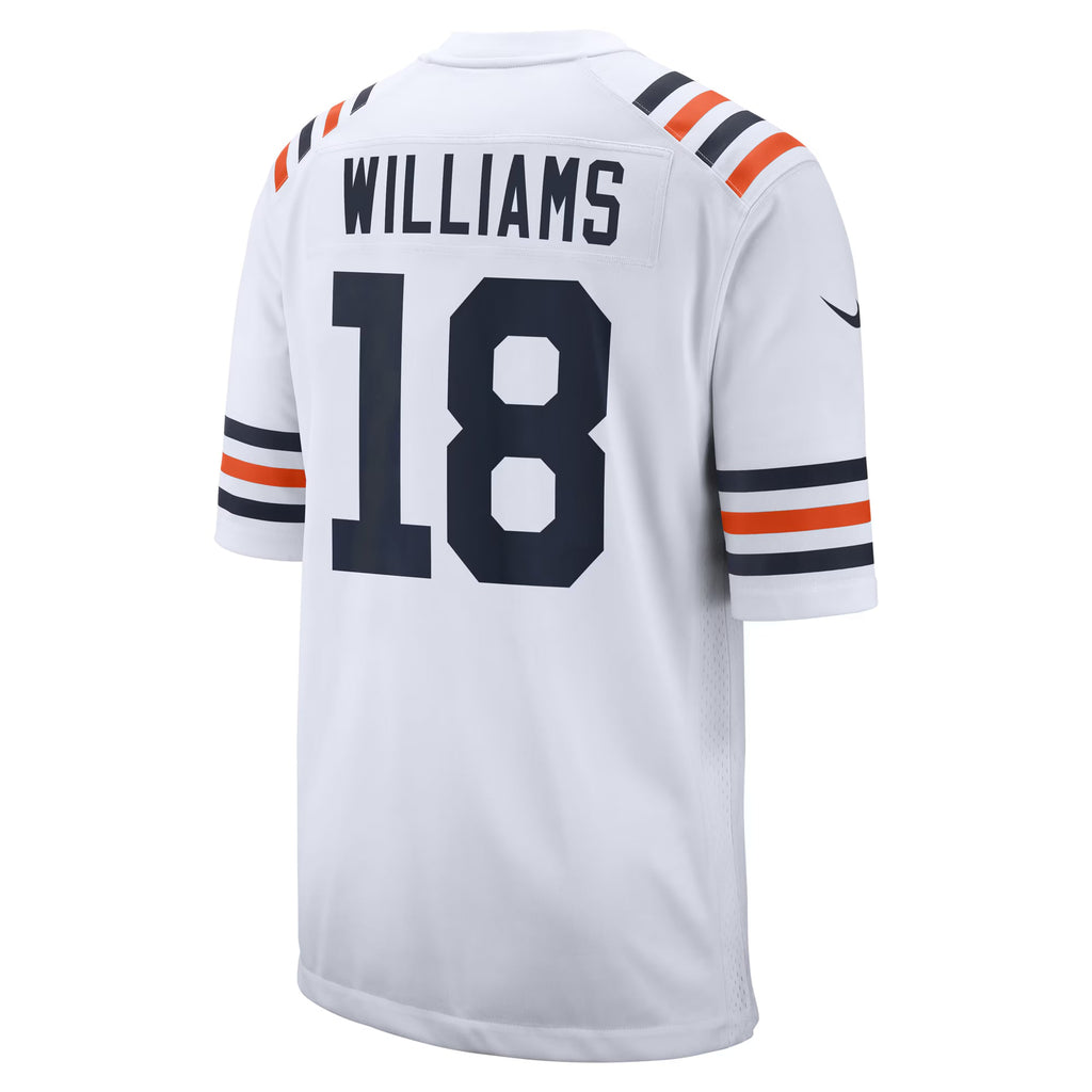 Chicago Bears Caleb Williams White 2024 NFL Draft 2nd Alternate Game Player Jersey